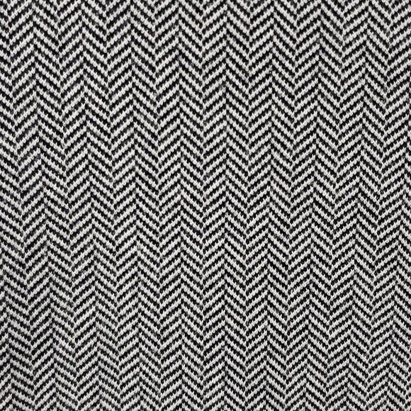 Michael Kors Black and White Herringbone Knit Sweater - Picture 6 of 11